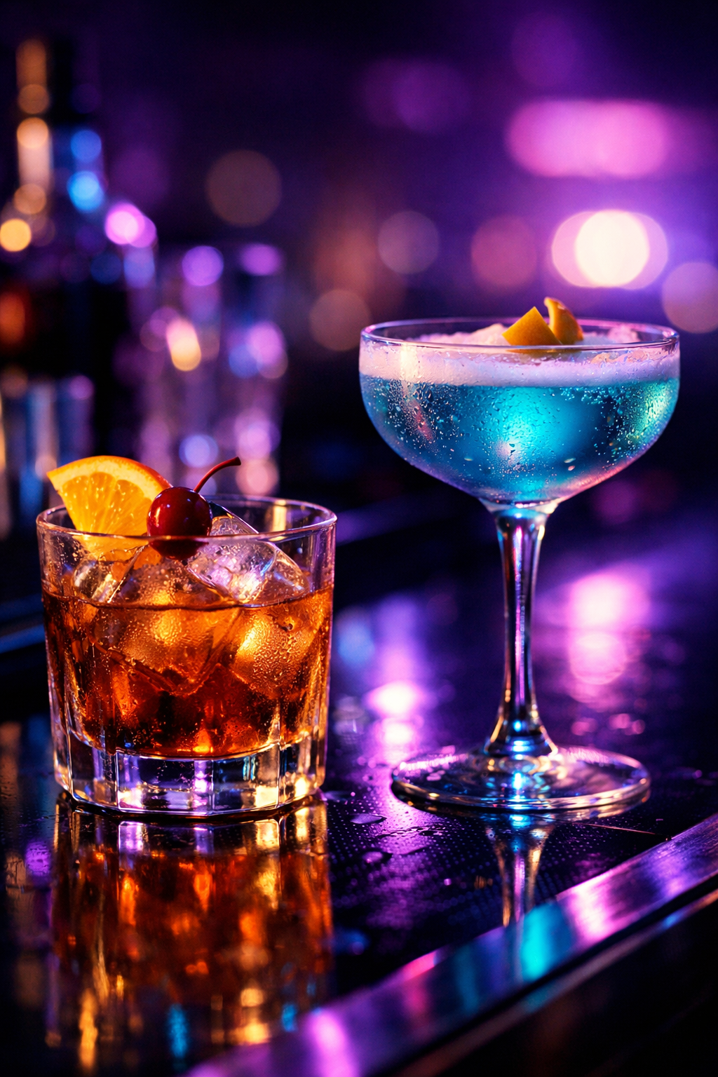 People singing at bar